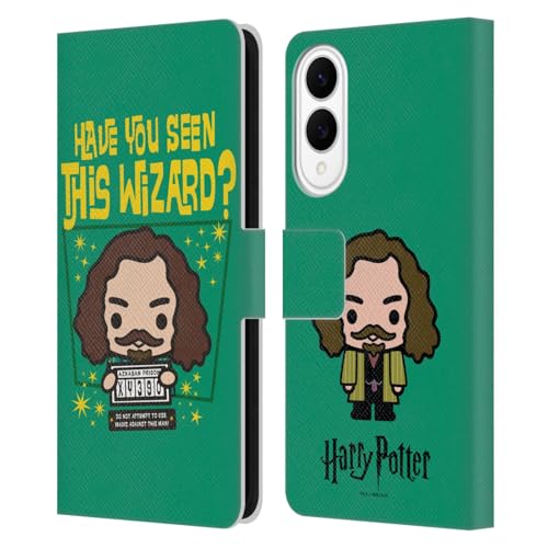 Cadeau Harry Potter : Étui portefeuille cuir Sirius Black pour Samsung Galaxy S25 Edge