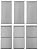17'' Stamped Infrared Emitters &Grill Grates for Charbroil Tru-Infrared Replacement 3-Burner Gas Grill 463367016 463242516 463242515 463243016 466242515 463367516 G466-2400-W1 G474-0017-W1 Grill Parts