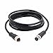 HangTon M12 A Coded 5 Pin Male to Female Actuator Sensor Signal Cable for Industrial Controls Automation, Device Network DeviceNet, CANopen, IO Link, Profibus 2m