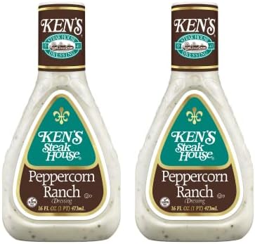 Peppercorn Ranch Dressing (Peppercorn Ranch, 16 Fl Oz, Pack of 2)