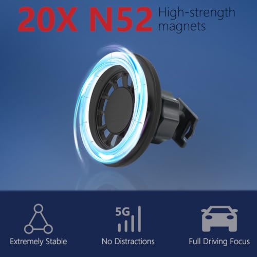 Zchan Car Phone Holder Mount for Volvo XC60 2018-2025 Car Accessories Car Mount 360°Rotation for Car Phone Holder Magnetic Hands Free Compatible with iPhone Samsung Smartphones by Zchan - Used condition - Image 4