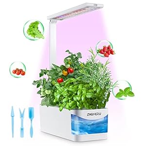 Hydroponics Growing System, 8 Pods Indoor Hydroponic Garden with Grow Light, Automatic Timer Germination Kit Functions…