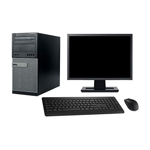 Dell PC Tour 790 MT Ecran 22" Intel G630 RAM 8Go Disque Dur 1To Windows 10 WiFi (Reconditionné)