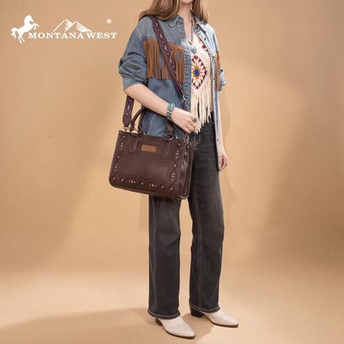 Bolso Tote Montana West para Mujer Bordado Western miniatura 2