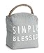 Pavilion Gift Company 72154 Simply Blessed Door Stopper, 5 by 6-Inch