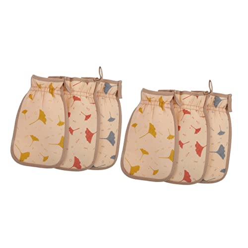 DOITOOL 6 Peças Toalha De Banho Esfoliante E Adultos Para Luva De Esfoliação Corporal Removedor De L