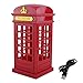 Glomora Telephone Booth Night Light