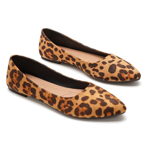 GLAMORA Ballerines Femme Maille Tricot Chaussures Plates Respirantes Ballerina Souples Confortables Noeud Semelle Flexible Textile Léger Ballerines Femme