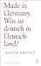 Produktbild Made in Germany: Was ist deutsch in Deutschland