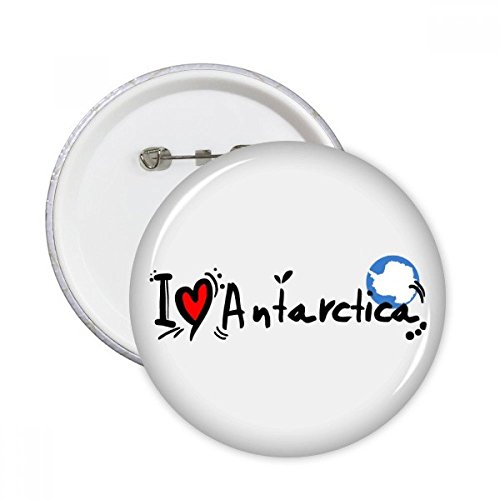 Badge J'aime l'Antarctique XL pour masquer une imperfection ou personnaliser un vêtement fade