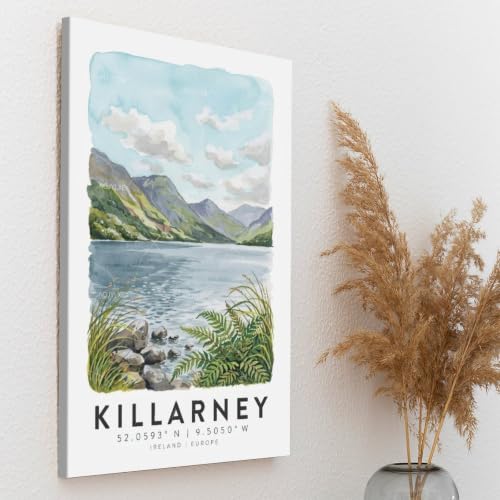 Poster Killarney rétro, idéal pour salon chaleureux