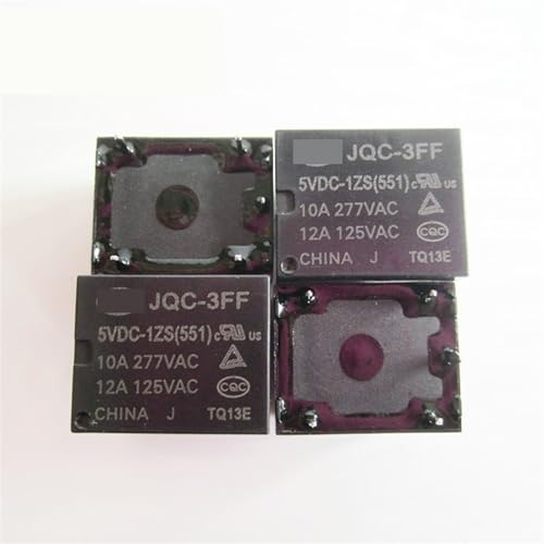 Relés HF3FF JQC-3FF de 5 pines con alta capacidad de conmutación