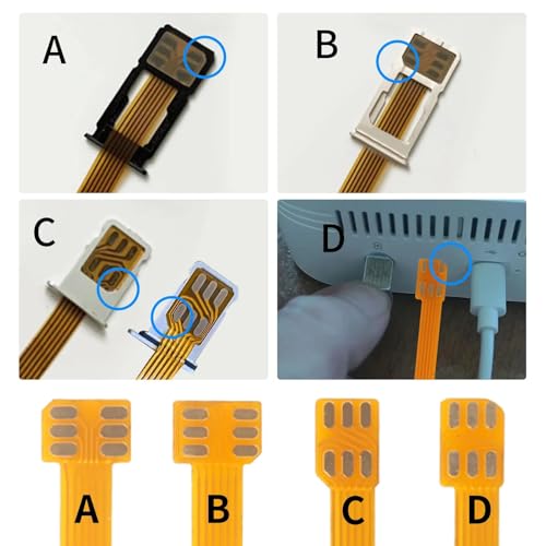 Adaptateur eSIM pour puce 5x6mm amovible sans soudure lot de 5 - 5
