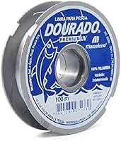 Linha Monofilamento Dourado Premiun 0,35mm 13,2lbs 100m - Mazzaferro