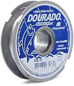 Linha Monofilamento Dourado Premiun 0,35mm 13,2lbs 100m - Mazzaferro