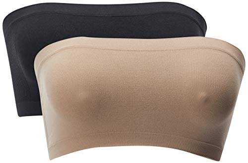 Kit 2 Sutiãs AF Top Faixa Canelado, Trifil, Feminino, Preto/Macadamia, U