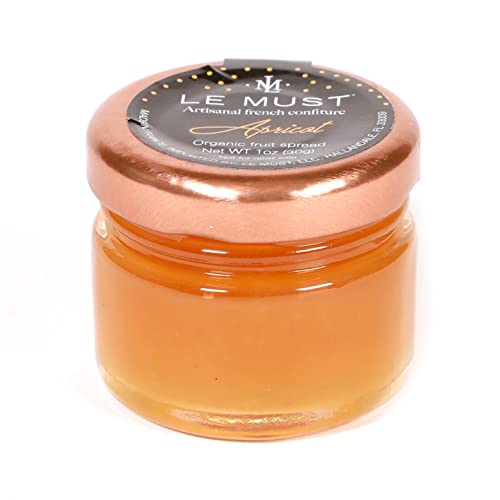 Le Must Organic French Preserves Assortment Mini Jars (Strawberry, Raspberry, Apricot, Blueberry, Orange Marmalade, Mango Passion), 2 Bottles Each (Pack Of 12) Miniatures #TOP3