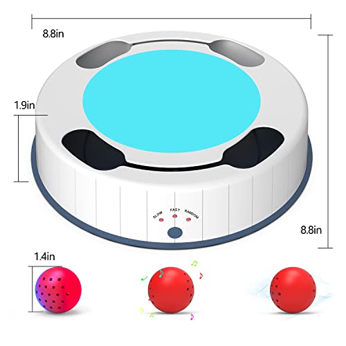Cat Toys Cat Balls Cat Toys For Indoor Cats Interactive Cat Toys Kitty Toys Electronic Cat Toy Automatic Cat Toys Cat Mice Toy With Mice With Scratching Pad Catnip Ball Cat Bell Ball Cat Glowing Ball #TOP5