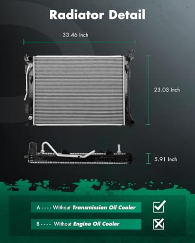 Image of SCITOO 13603 Radiator Fit for Kia Optima 2016-2020