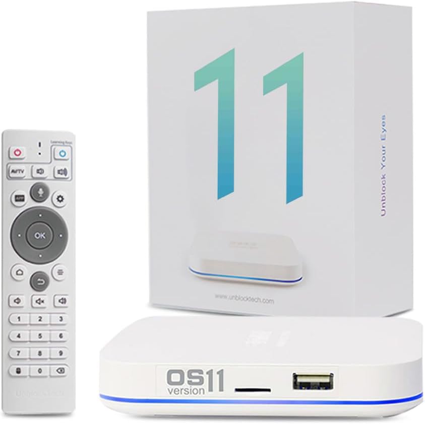 Unblock Tech UBOX11 Upgraded Android 12 Super TV Box 6K HD UBOX Gen 11