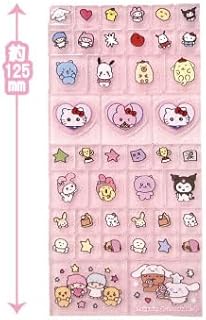 チェゴシム×サンリオキャラクターズ タイルシール ピンク