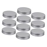 DONFAMDS 10Stücke Praktische Einmachglasdeckel aus Stabilem Dichte Abdichtung für Verschiedene Anwendungen für Standard Einmachgläser Wiederverwendbar und Langlebig