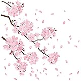 サクラ 桜 ウォールステッカー 日本製 さくら 春 花びら フラワー ピンク 桜吹雪 壁紙 シール