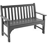 parkbank beton 【Geringer Wartungsaufwand】Diese Gartenbank aus HDPE erfordert keine komplizierte Wartung wie Streichen, Beizen und Imprägnieren. Wischen Sie die Oberfläche einfach mit Seifenwasser ab, um die tägliche Reinigung abzuschließen.