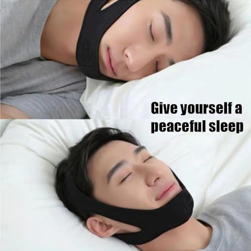 Airflow Jaw Strap, Veralabs Airflow Jaw Strap, 2024 New Air Flow Jaw Strap, Sleeping Anti-Open Mouth Drag, Chin Straps to Keep Mouth Closed, Adjustable Chin Strap for Men and Women (2pcs B) – vue 5
