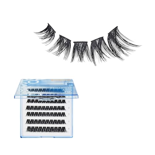 Broadway Lash Clusters 9-16mm 70 pcs Assorted Volume False Eyelashes Customizable DIY Individual Lash Extensions for Beginners Lightweight & Comfortable Wide Band Great for Everyday Glam