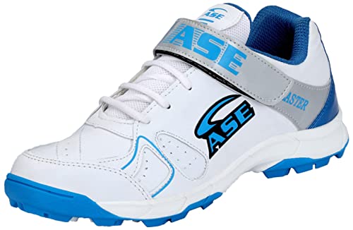 ASE Men's Blue Professional Cricket Shoes 8 UK/IND (CRT009_Blue_08)