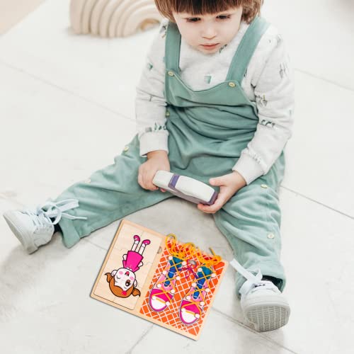 Placa de amarração de sapatos, prática de amarrar seus sapatos - Primeiros brinquedos educativos com