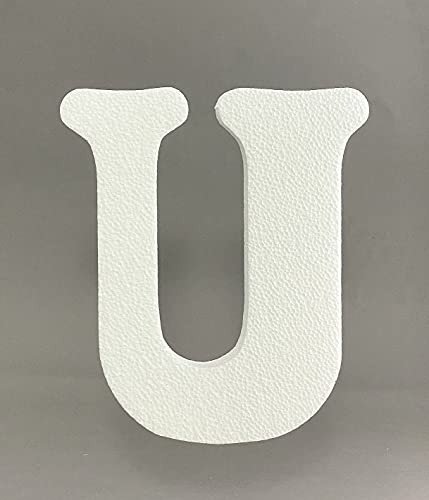 8" Smooth EPS Foam Letters Alphabet Numbers for Crafts Party Signs Walls Party Decor Made in USA (Letter"U" - 1PC)