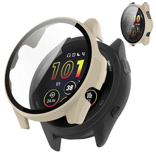 TOORQR For Garmin Forerunner 265�Ή� �P�[�X �K�[�~��Forerunner 265 �g�E�H�b�`�P�[�X �����K���X ��̌^ �ϏՌ� PC�f�ޒ����^ ���h�~ �S�ʕی� �w��h�~ ��U�h�~ �����x �����ߗ��i�z���C�g�j