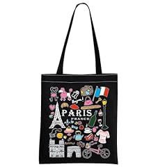 Paris Black Tote