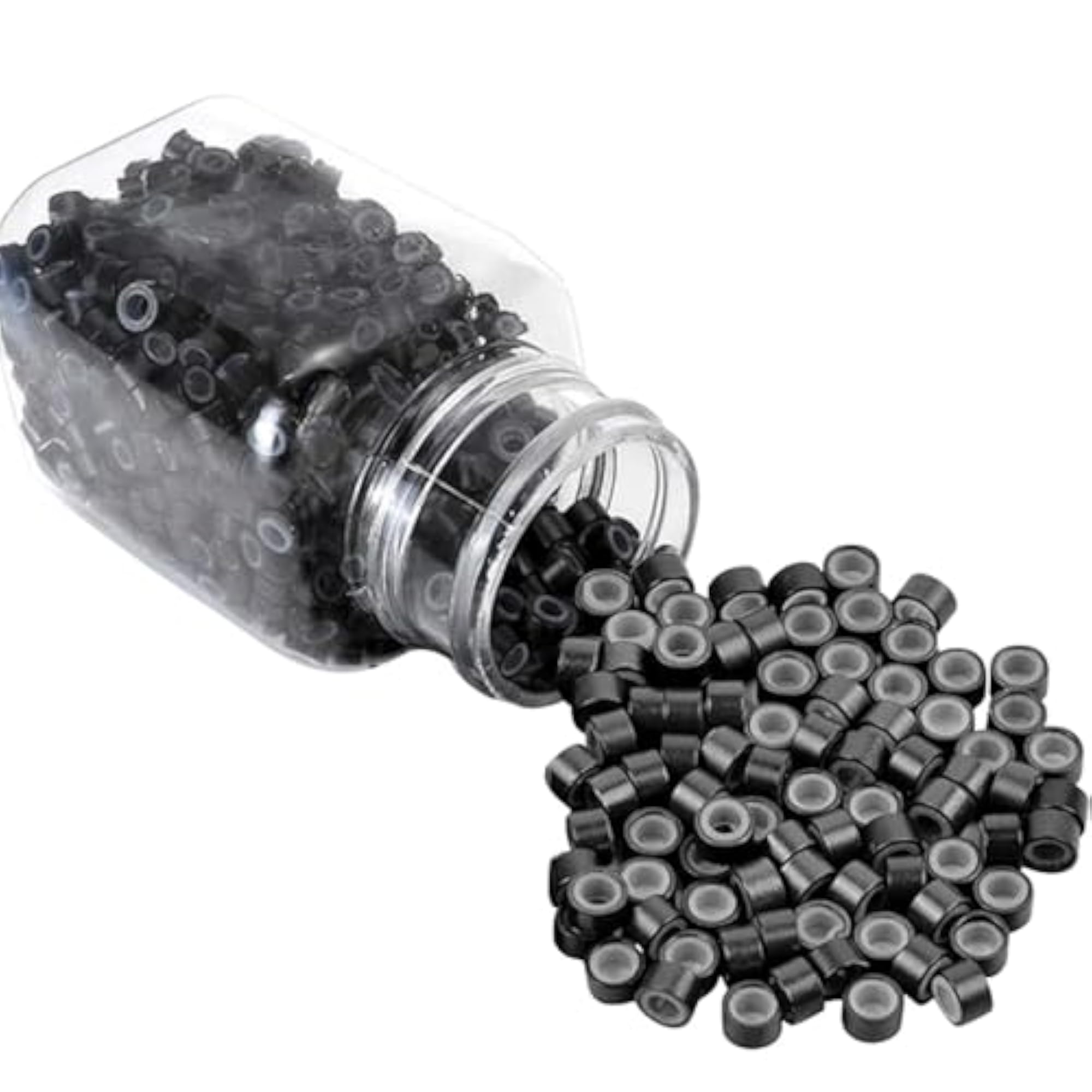Micro Rings for Pre-Bonded I Tip Human Hair Extensions, 500 Pcs