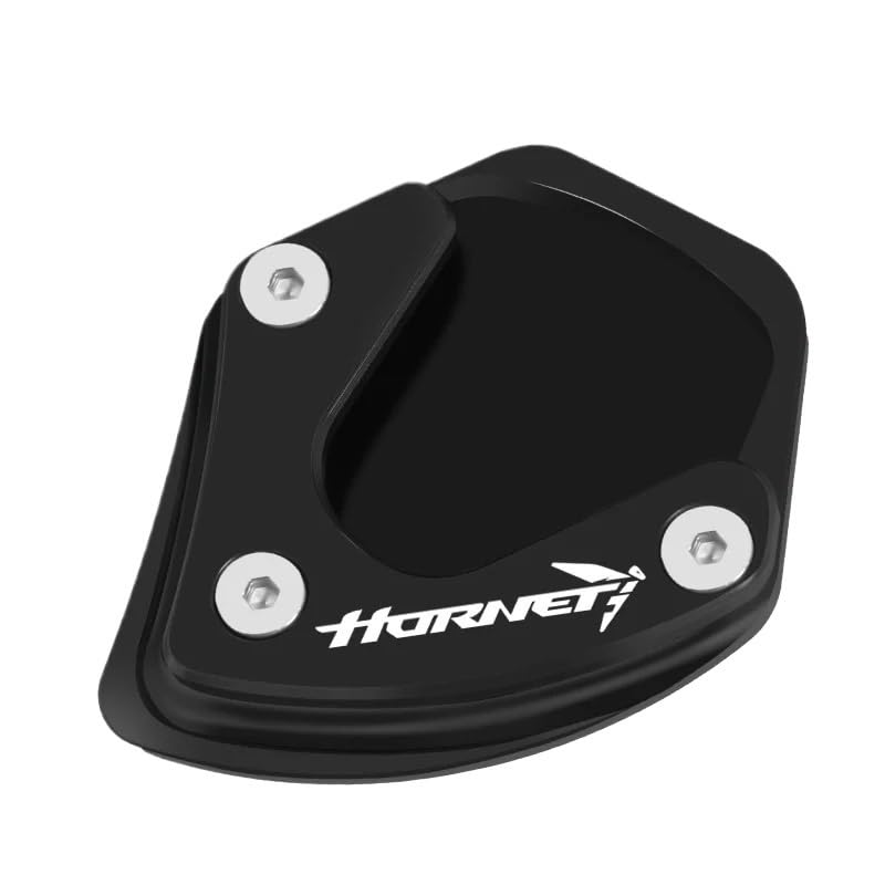 Plaque support béquille moto Hornet CB750 extension latérale CNC