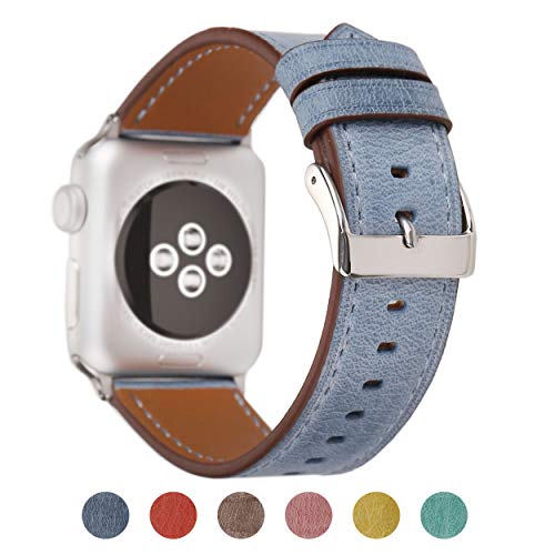 Pantheon Compatible Apple Watch Band 42mm 44mm for Women - Leather Band Compatible iWatch Bands/Strap for Series 4 3 2 1