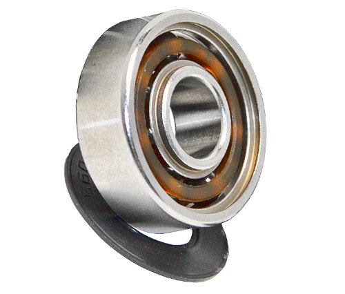 Sealed Si3N4 Ceramic Skateboard Bearing Stainless Steel Abec-5 Ball #TOP2
