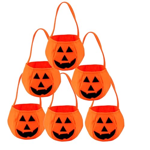 Borsa di Zucca di Halloween, 6 Pezzi Caramelle