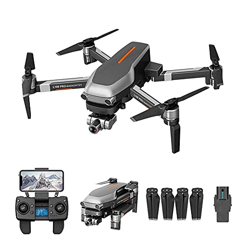 Drone GPS FPV Plegable con Cámara 4K HD Video En Vivo para Adultos Y Principiantes, Quadcopter RC con GPS Return Home, Sígueme, Control De Gestos, Auto Hover Y Transmisión WiFi 5G