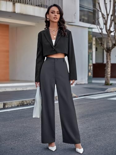 Image of Aahwan Solid Offwhite High Waist Wide Leg Pants for Women's & Girls'