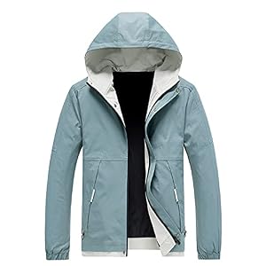 sutelang lurryly Sweat a Capuche Homme Zippé Militaire Parka Hiver Imperméable Veste Running Softshell Manteau Veste D Hiver pour Homme