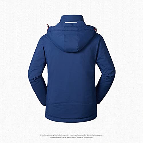 Heated Jacket For Men,Men's Electric Hoodie Jacket Waterproof& Windproof Heated Activewear Coat Heating Cotton Padded Jacket Hooded Pocket Zipper Jackets For Outdoor Cycling Hiking #TOP4
