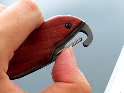 Eafengrow Ef17 Folding Pocket Knife Wood Handle 7Cr13Mov Steel Blade Pocket Hunting Knife Outdoor Edc Tool Camping Knives #TOP3