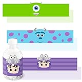 24pcs Monsters Inc Water Bottle Labels Party Supplies Stickers, Waterproof Beverage Juice Drink...