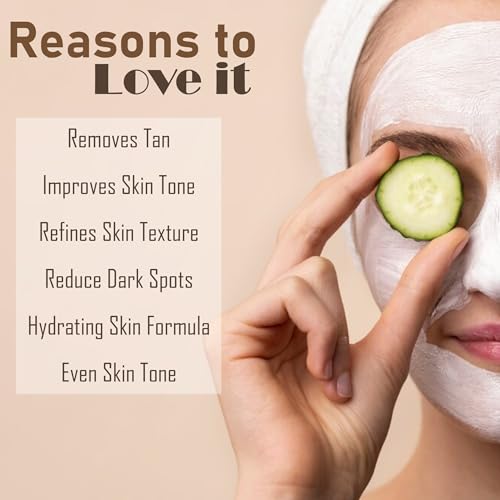 Image of Pink Root Detan Face Mask 100gm, Helps in Tan Removal Whitening Depigmentation Oil Control, Acne & Fairness, Ubtan Glow Face Pack, Skin Brightening Face Pack, Used by All Types of Skin