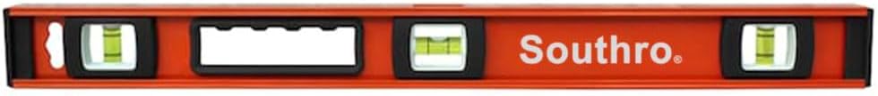24 in. Aluminum Heavy Duty I-Beam Level 3 vial, Mfr: 1233-2400-A