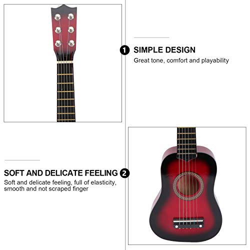 Toddmomy Portable Guitar 21 Inch Acoustic Guitar, Classical Acoustic Guitar, Small Size Portable Wooden Guitar For Children Beginner Adult Teen (Marrone) Electric Guitar #TOP3