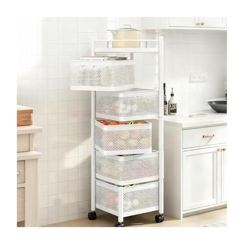 Estante organizador de cocina blanco de 95 cm para acabar con el desorden en tu encimera